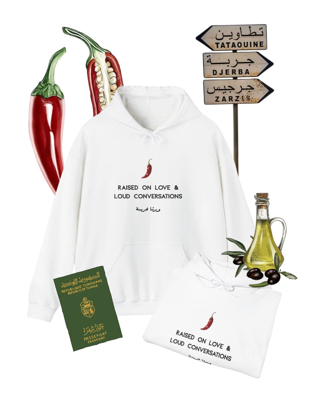Raised on Love & Loud Conversations Hoodie