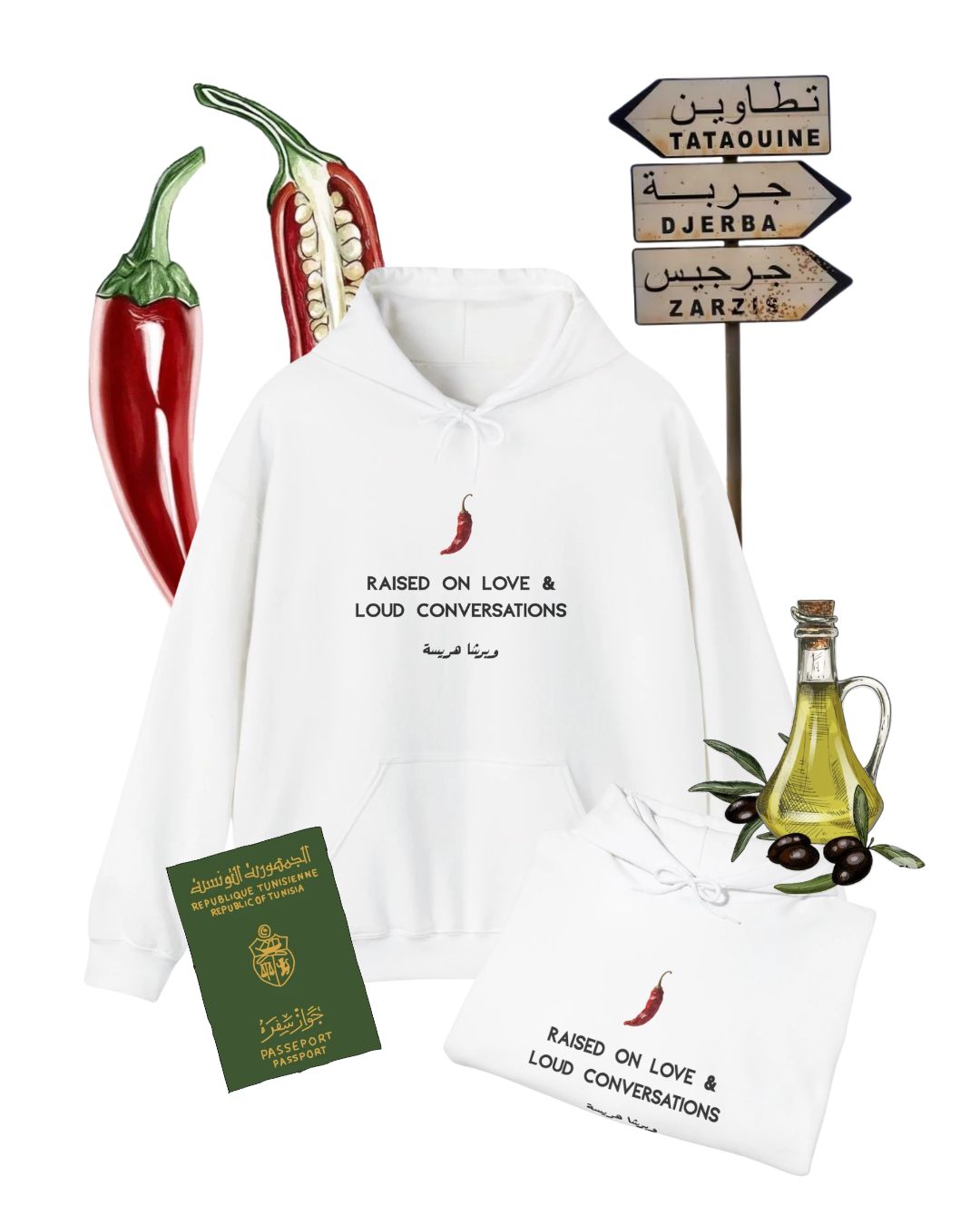 Raised on Love & Loud Conversations Hoodie